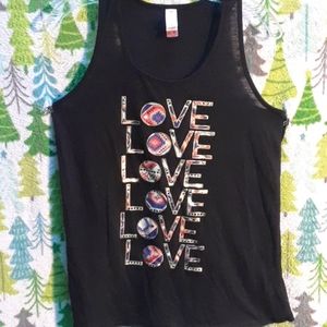Love Tribal Design Tank Top